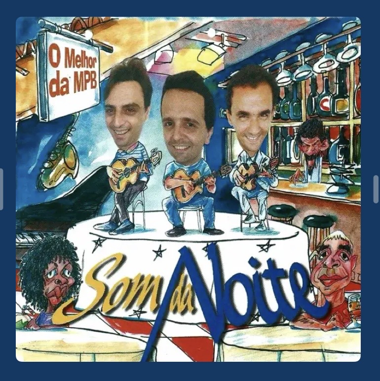 Capa do álbum Som da Noite — O Melhor da MPB de Paulo Façanha